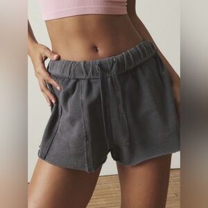 UO Out From Under Fleece Shorts Grey, size S, like new!